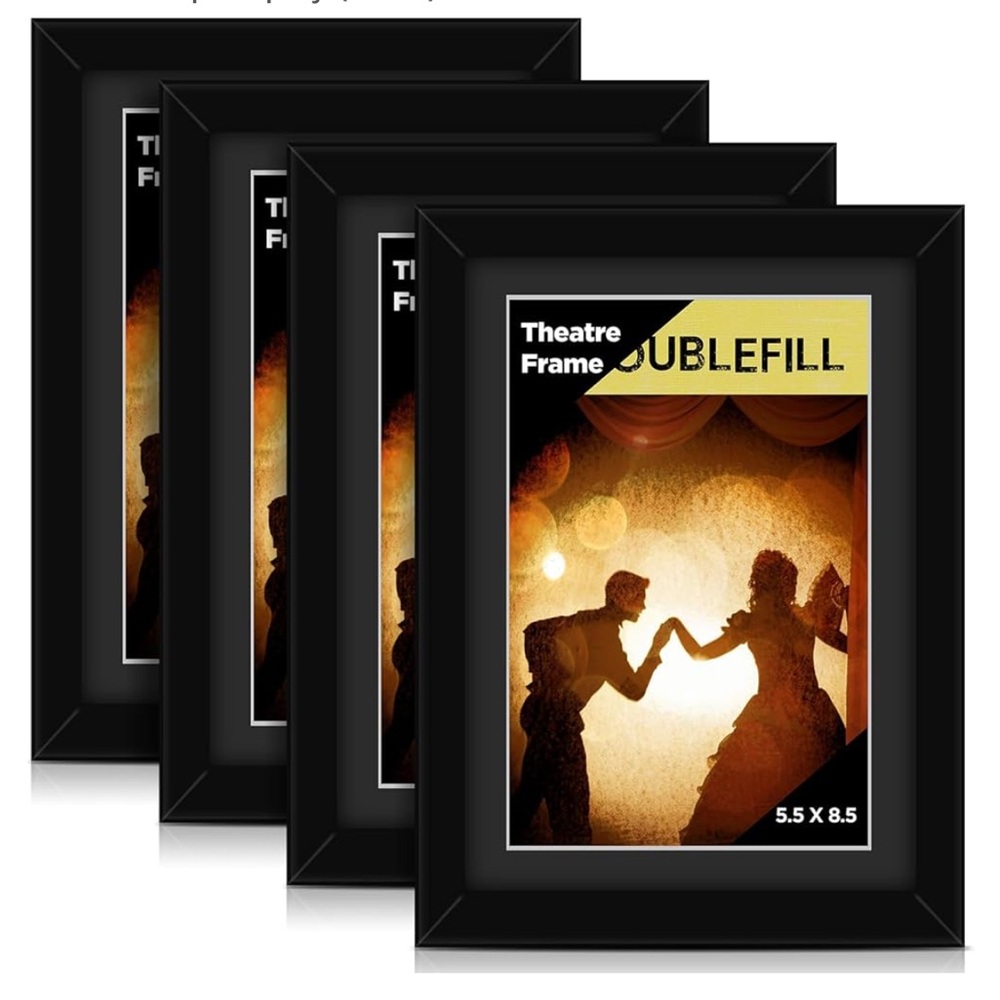 New Black Playbill frames set of 4